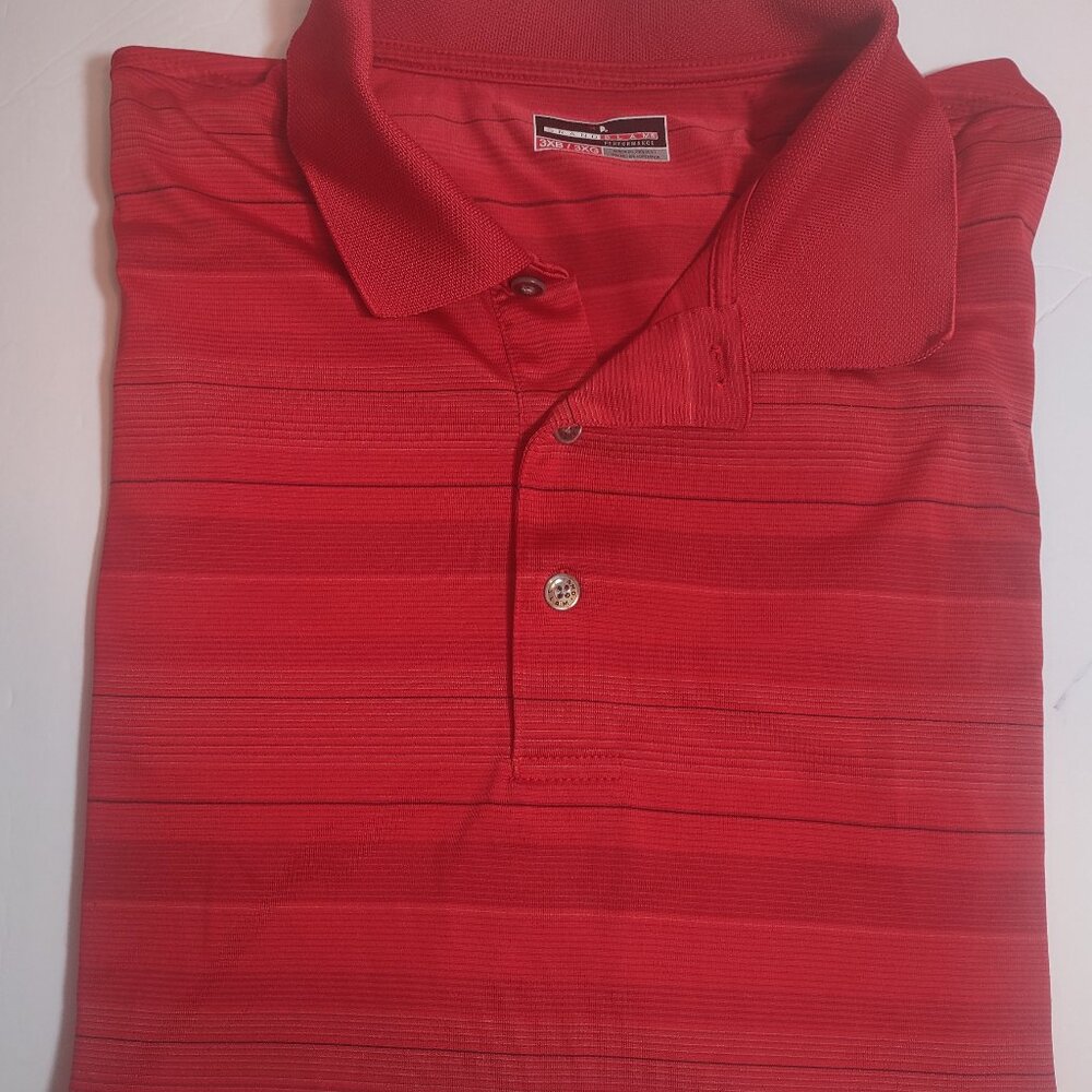 Grand Slam Men's Red Big Tall Polo Golf Shirt Size 3XL 3XB